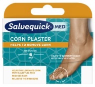Salvequick Med Corn, náplasti na kurie oká s kyselinou salicylovou, 6 kusov