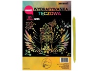 RAINBOW Scratch Board A5 MULTICOLOR WZ-05 10 listov