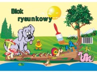 BIELY ŠKOLSKÝ BLOK KRESLENIA A4 PROTOS