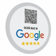 Ohodnoťte nás na Google QR nálepke 15x15