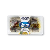 Nahrubo nakrájané filety sleďa s citrónovým korením