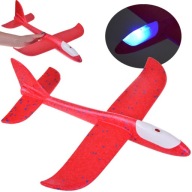 Ľahké polystyrénové Plane Glider LED osvetlenie ZA4984