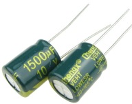 Elektrolytický kondenzátor 1500uF/10V LOW ESR (2 ks) /0336-2