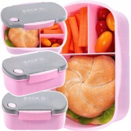 ZÁLOŽNÝ BUNCHBOX 3 priehradkový Lunchbox BPA FREE