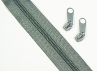 Zips ZIPPÁSKA 5mm 5m +10 kusov SIVÁ