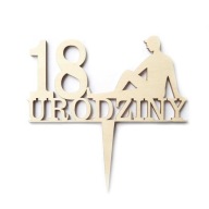18th Birthday Boyfriend Men Cake Topper Dekorácia