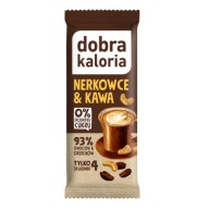 Datľová tyčinka Kešu oriešky a káva BEZ CUKRU vegánska 35 g Dobra Caloria