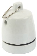 PORCELÁNOVÝ KERAMICKÝ HÁK NA LAMPE E27 VEŠIAK