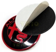 Červený emblém s logom Alfa Rom pre 40 mm riadidlá