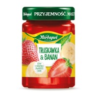 Herbapol jahodový a banánový džem 280g