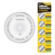 5x TOSHIBA DL CR 2450 3V lítiová batéria JAPONSKÁ