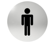 LEPENÉ OZNAČENIE NA DVERE PÁNSKEHO WC