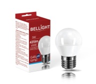 G45 LED žiarovka 230V 5W = 40W 6500k E27 425lm Guľová STUDENÁ FARBA Zvon.