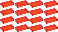 LEGO TILE 3069b 1x2 transparentná červená trans červená NOVINKA (4g) 16 ks.