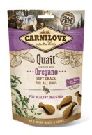 Carnilove mäkká vlhká snack prepelica s oreganom 200g