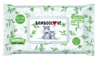 Vlhčené obrúsky BAMBOO, 60 ks