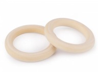 Drevený kruh 40mm prirodzené svetlo 1 ks.