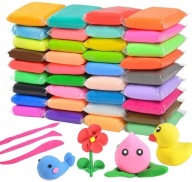 Plastic Clay Magic Foam Clay Creativity Super Clay 36 ks farieb