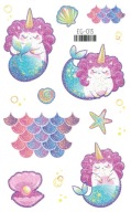 Umývateľné tetovanie pre deti GLITTER UNICORNS EG013