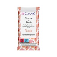 CLEANIC Fresh Hand utierky Peach, 15 ks