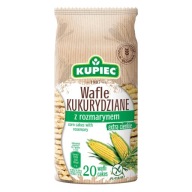 KUPIEC Kukuričné ​​oblátky s rozmarínom extra tenké 20 oblátok 105g