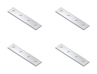 Plochá kovová konštrukčná spojka 60x17 mm 4 ks