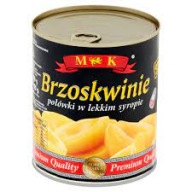 M&K Broskyne v sirupe 820g