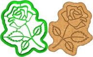 VEĽKONOČNÁ formička Vykrajovačka na perníčky EASTER Flower Rose 8cm