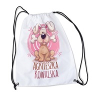 TAŠKA na batoh do škôlky s menom VEĽA vzorov