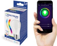 E27 9W RGB CCT LED žiarovka + White Smart WiFi TUYA