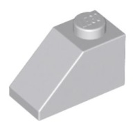 LEGO STRIEŠKA 2X1 ŠIKMÁ SVETLOSIVÁ 3040 - 3 KS