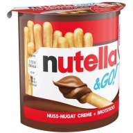 Nutella & GO Sticks with Chocolate Cream Čokoládový krém 52g z Nemecka