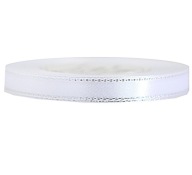 Saténová stuha Silver Stripes, 1cm/27mb, 3 farby na výber