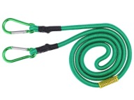 ELASTICKÉ LANO S KARABÍNAMI 150cm ZÁMOK