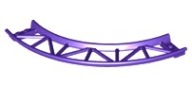 Lego Nowe Tory Dark Purple Vlaková dráha Horská dráha Obrat o 90 stupňov 25061