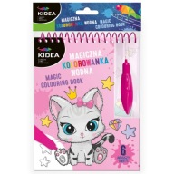 Vodová omaľovánka s fixkou Kidea MAGICAL CATs