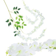 VISTÉRIA ZÁVESNÁ UMELÁ WISTERIA PREDNÁŠKA UMELÉ KVETY LIST XXL 105cm