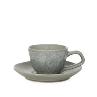 ODELA šálka s podšálkou zelená 0,08 l HOMLA na espresso