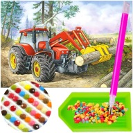 Diamantové vyšívanie TRAKTOROVÝ DIAMANTOVÝ MAĽBA 5D obrázok Diamantový rezací papier