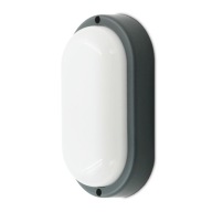 VONKAJŠIE NÁstenné MINI FASÁDNE LAMPA 12W IP54 ŠEDÁ Pivnica GARÁŽ