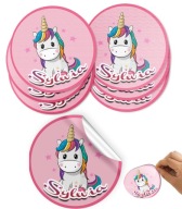 12ks nálepiek PONY + MENO ZADARMO