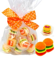 Trolli Hamburger Mini želé fazuľky 10 ks z Nemecka, balenie mini burger setu