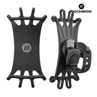 Rockbros LF436BK gumený držiak telefónu na bicykel, flexibilný, univerzálny