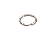 Špirálový kožený prsteň 16 / 1,2 mm strieborný 10 ks