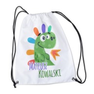 TAŠKA na batoh do škôlky s menom VEĽA vzorov