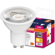 GU10 LED žiarovka 4,5W = 50W 350lm 3000K 36° OSRAM