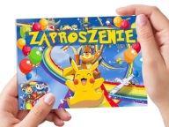 POKEMON POZVÁNKA NA NARODENINY DIEŤAŤA + OBÁLKA ZDARMA