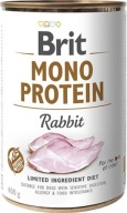 BRIT Mono Protein Rabbit - králik 400g (plechovka)