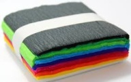 Hodvábny papier COLOR SQUARE MIX GIMAR 10 COLORS