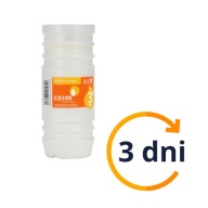 Parafínová vložka do MEDIUM sviečky CEiM 14 cm DOBA HORENIA 72 H SKLAD